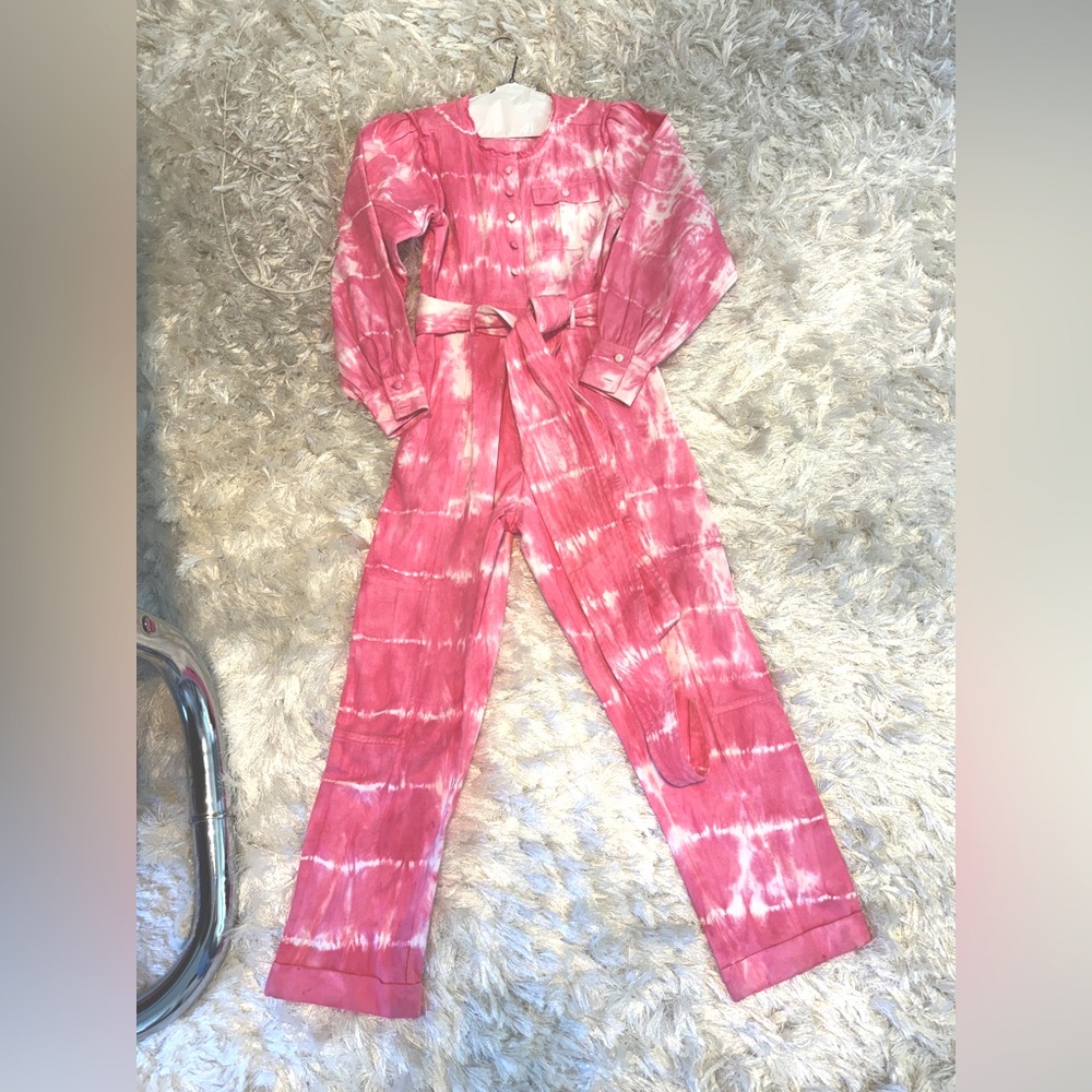 LoveShackFancy Paca Tie Dye Jumpsuit